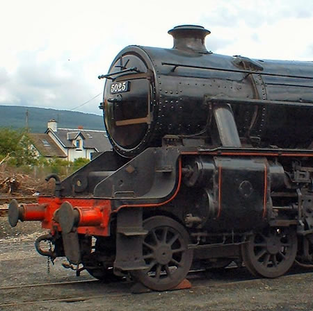 Photograph of the Watkinson Trust Black Five Locomotive no 5025