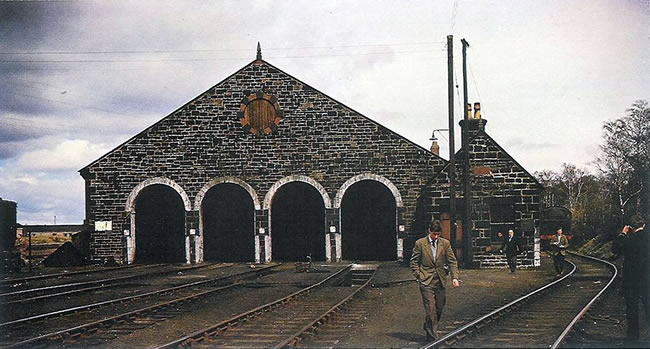 Photograph of Aviemore Shed in 1962